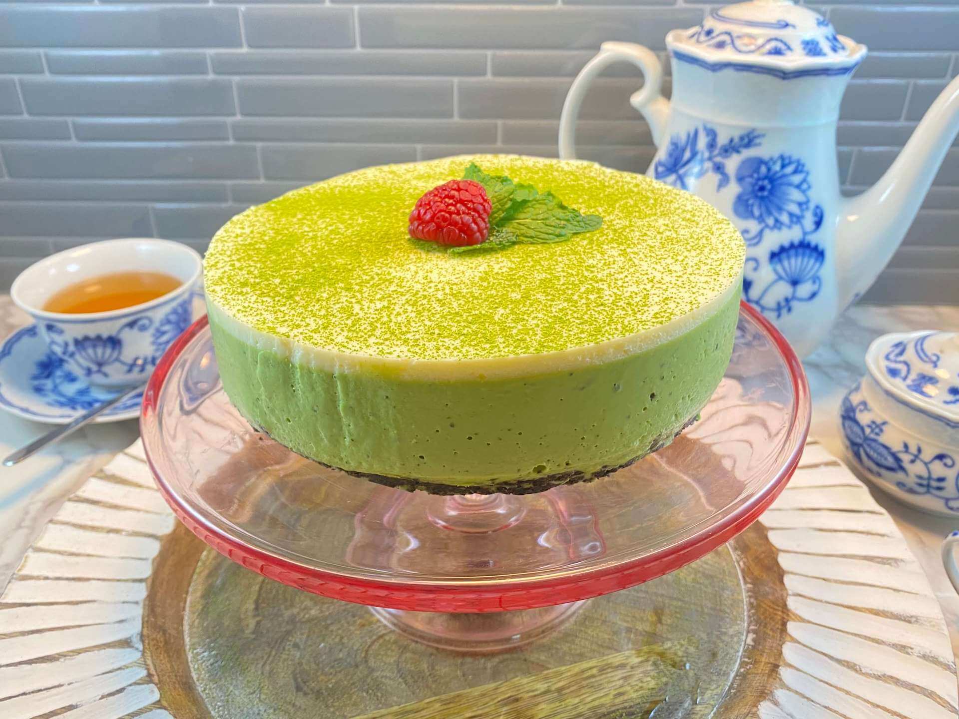 No Bake Matcha Cheesecake From Czech To Usa Gluten Free