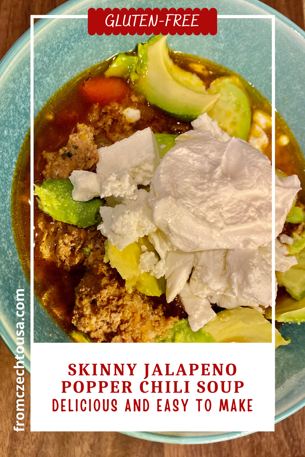 Jalapeno popper chili soup