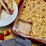 Strawberry crumb bars