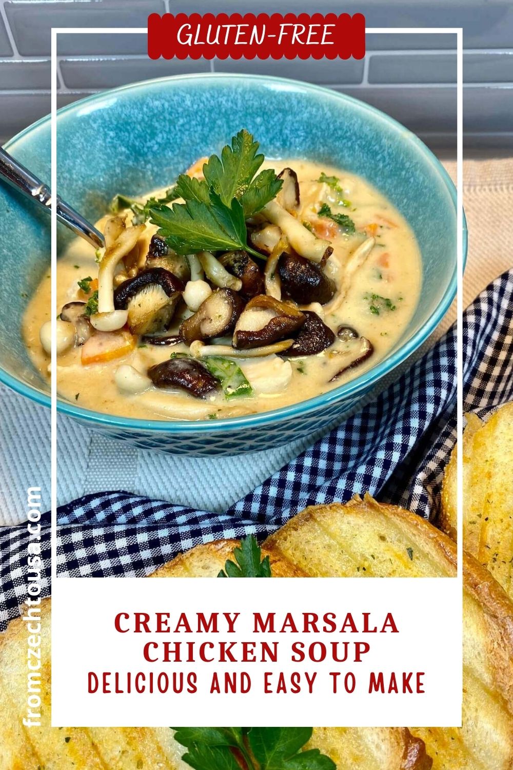 Creamy Marsala Chicken Soup