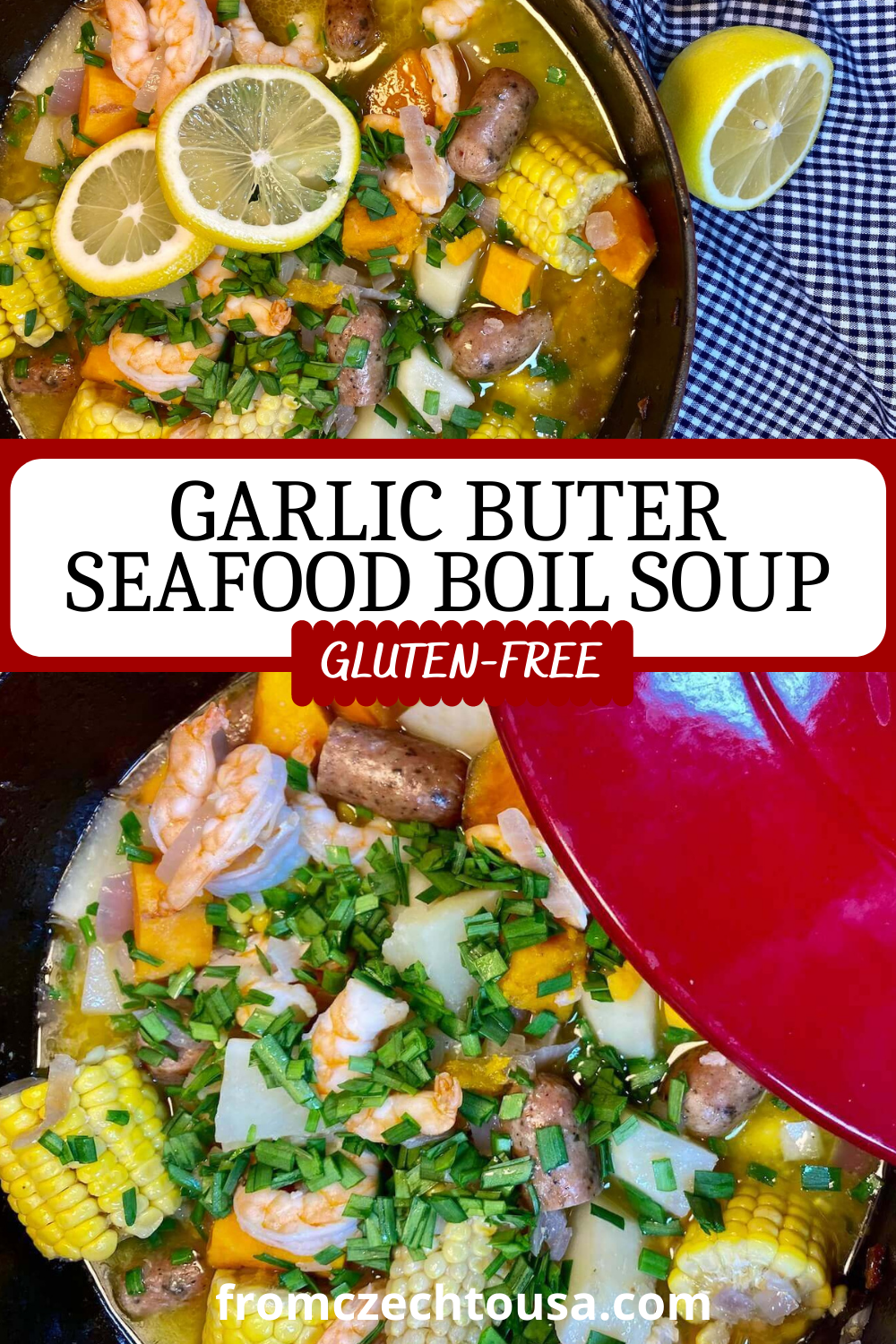 Garlic Butter Seafood Boil Soup